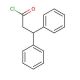 3,3-Diphenylpropionyl Chloride (CAS 37089-77-3) - chemical structure image