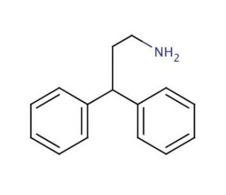 3,3-Diphenylpropylamine (CAS 5586-73-2) - chemical structure image
