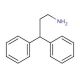 3,3-Diphenylpropylamine 的分子结构, CAS编号: 5586-73-2 3,3-Diphenylpropylamine (CAS 5586-73-2) - chemical structure image