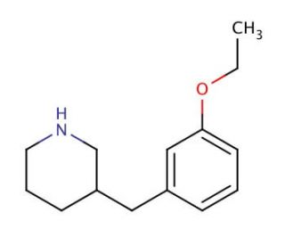 3-(3-Ethoxy-benzyl)-piperidine (CAS 955287-94-2) - chemical structure image