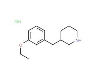 3-(3-Ethoxy-benzyl)-piperidine hydrochloride (CAS 1171079-15-4) - chemical structure image