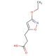 3-(3-Ethoxy-isoxazol-5-yl)-propionic acid - chemical structure image
