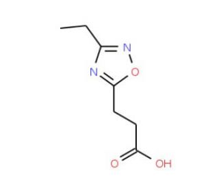 3-(3-Ethyl-[1,2,4]oxadiazol-5-yl)-propionic acid - chemical structure image