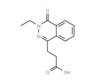 3-(3-Ethyl-4-oxo-3,4-dihydro-phthalazin-1-yl)-propionic acid (CAS 356790-59-5) - chemical structure image