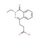 3-(3-Ethyl-4-oxo-3,4-dihydro-phthalazin-1-yl)-propionic acid (CAS 356790-59-5) - chemical structure image