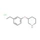 3-(3-Ethylphenoxy)piperidine hydrochloride - chemical structure image