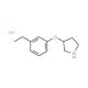 3-(3-Ethylphenoxy)pyrrolidine hydrochloride (CAS 946681-79-4) - chemical structure image