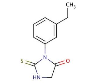 3-(3-ethylphenyl)-2-mercapto-3,5-dihydro-4H-imidazol-4-one - chemical structure image