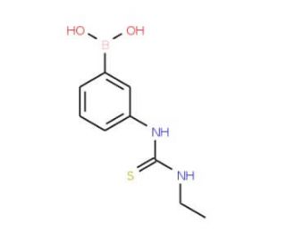 3-(3-Ethylthioureido)phenylboronic acid (CAS 1072946-06-5) - chemical structure image