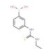 3-(3-Ethylthioureido)phenylboronic acid (CAS 1072946-06-5) - chemical structure image