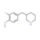 3-(3-Fluoro-4-methoxy-benzyl)-piperidine (CAS 955315-10-3) - chemical structure image