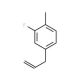 3-(3-Fluoro-4-methylphenyl)-1-propene (CAS 842124-26-9) - chemical structure image