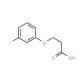 3-(3-Fluoro-phenoxy)-propionic acid (CAS 133077-42-6) - chemical structure image
