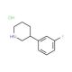 3-(3-Fluorophenyl)piperidine hydrochloride - chemical structure image