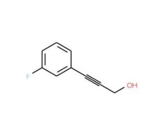 3-(3-Fluorophenyl)prop-2-yn-1-ol (CAS 197239-54-6) - chemical structure image