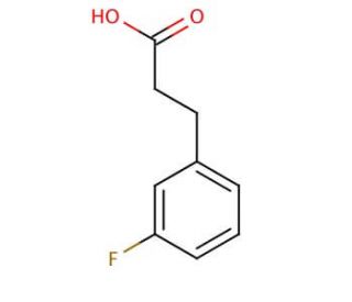 3-(3-Fluorophenyl)propionic acid (CAS 458-45-7) - chemical structure image