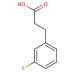 3-(3-Fluorophenyl)propionic acid (CAS 458-45-7) - chemical structure image