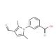 3-(3-Formyl-2,5-dimethyl-pyrrol-1-yl)-benzoic acid (CAS 409353-42-0) - chemical structure image