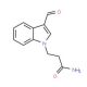3-(3-Formyl-indol-1-yl)-propionamide (CAS 61922-01-8) - chemical structure image
