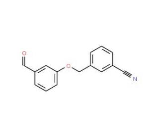 3-(3-formylphenoxymethyl)benzonitrile - chemical structure image