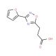 3-(3-Furan-2-yl-[1,2,4]oxadiazol-5-yl)-propionic acid (CAS 878437-14-0) - chemical structure image