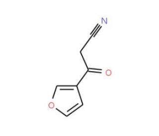 3-(3-Furyl)-3-oxopropanenitrile (CAS 96220-13-2) - chemical structure image