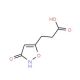 3-(3-Hydroxy-isoxazol-5-yl)-propionic acid (CAS 75989-19-4) - chemical structure image