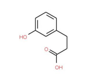 3-(3-Hydroxyphenyl)propionic acid (CAS 621-54-5) - chemical structure image
