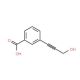 3-(3-Hydroxyprop-1-ynyl)benzoic acid (CAS 132545-15-4) - chemical structure image