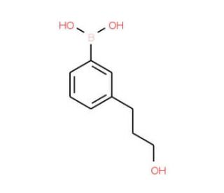 3-(3-Hydroxypropyl)phenylboronic acid (CAS 736989-98-3) - chemical structure image