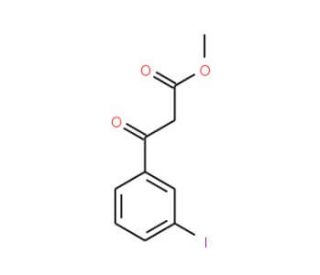 3-(3-Iodo-phenyl)-3-oxo-propionic acid methyl ester (CAS 260969-02-6) - chemical structure image