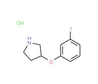 3-(3-Iodophenoxy)pyrrolidine hydrochloride - chemical structure image