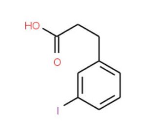 3-(3-Iodophenyl)propionic acid (CAS 68034-75-3) - chemical structure image