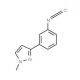 3-(3-Isocyanatophenyl)-1-methyl-1H-pyrazole (CAS 912569-60-9) - chemical structure image