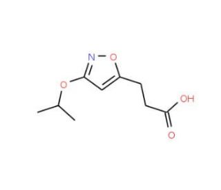 3-(3-Isopropoxy-isoxazol-5-yl)-propionic acid - chemical structure image