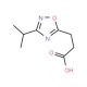 3-(3-isopropyl-1,2,4-oxadiazol-5-yl)propanoic acid - chemical structure image