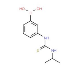 3-(3-Isopropylthioureido)phenylboronic acid (CAS 1072946-07-6) - chemical structure image