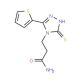 3-(3-mercapto-5-thien-2-yl-4H-1,2,4-triazol-4-yl)propanamide - chemical structure image