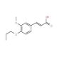 3-(3-Methoxy-4-propoxy-phenyl)-acrylic acid - chemical structure image