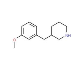 3-(3-Methoxy-benzyl)-piperidine (CAS 766487-11-0) - chemical structure image