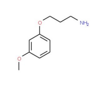 3-(3-Methoxy-phenoxy)-propylamine (CAS 6451-26-9) - chemical structure image