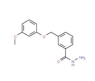3-(3-Methoxy-phenoxymethyl)-benzoic acid hydrazide - chemical structure image