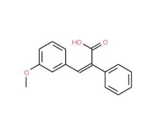 3-(3-Methoxy-phenyl)-2-phenyl-acrylic acid - chemical structure image