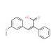 3-(3-Methoxy-phenyl)-2-phenyl-acrylic acid - chemical structure image