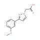 [3-(3-Methoxy-phenyl)-pyrazol-1-yl]-acetic acid - chemical structure image