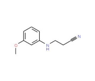 3-(3-Methoxy-phenylamino)-propionitrile (CAS 26424-07-7) - chemical structure image
