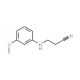 3-(3-Methoxy-phenylamino)-propionitrile (CAS 26424-07-7) - chemical structure image