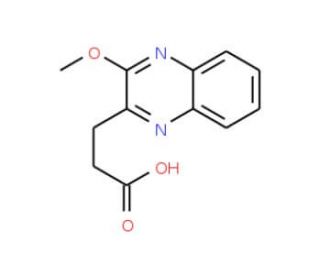 3-(3-Methoxy-quinoxalin-2-yl)-propionic acid (CAS 727682-53-3) - chemical structure image
