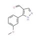 3-(3-Methoxyphenyl)-1H-pyrazole-4-carbaldehyde - chemical structure image
