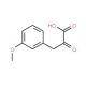 3-(3-methoxyphenyl)-2-oxopropanoic acid - chemical structure image